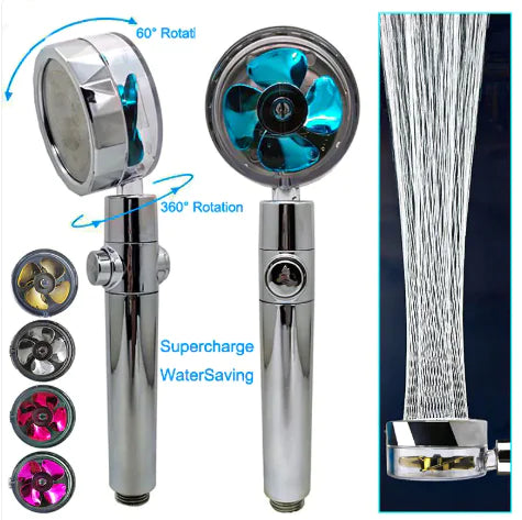 Pressurized Spin Shower Head