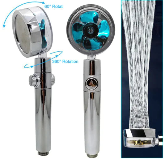 Pressurized Spin Shower Head