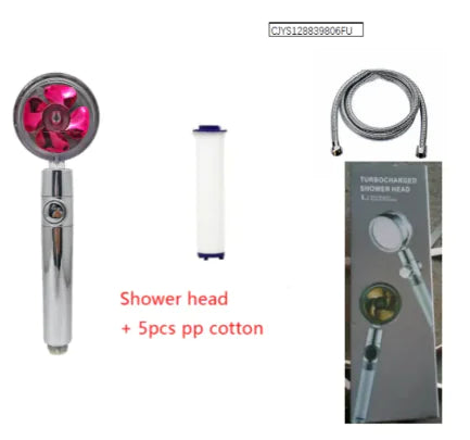 Pressurized Spin Shower Head