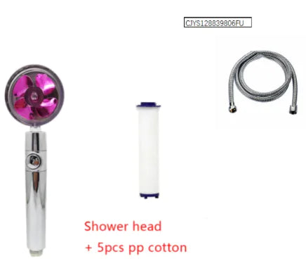 Pressurized Spin Shower Head