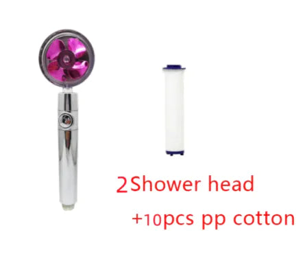 Pressurized Spin Shower Head