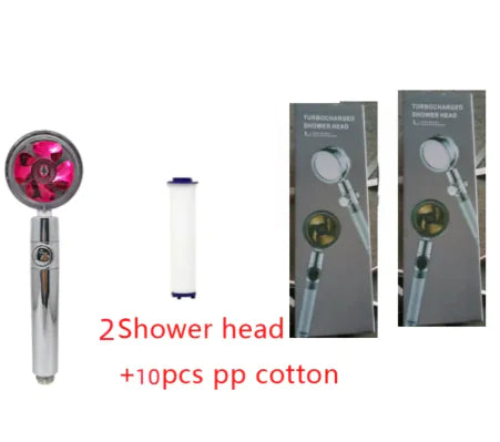 Pressurized Spin Shower Head