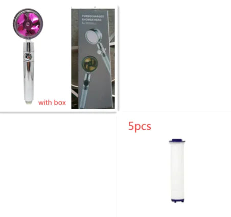 Pressurized Spin Shower Head