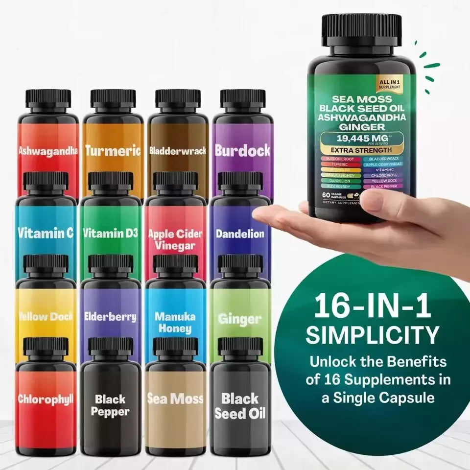 Sea Moss Supplement Capsules
