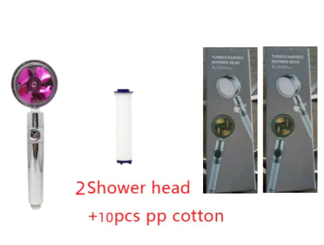Pressurized Spin Shower Head