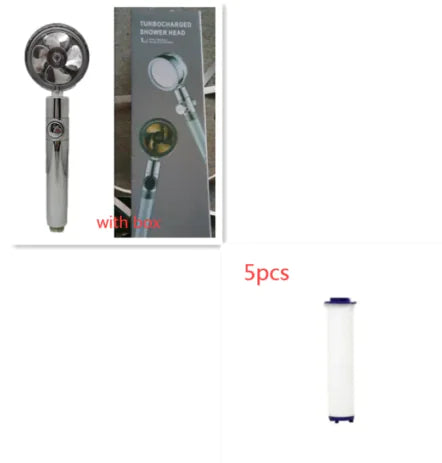Pressurized Spin Shower Head