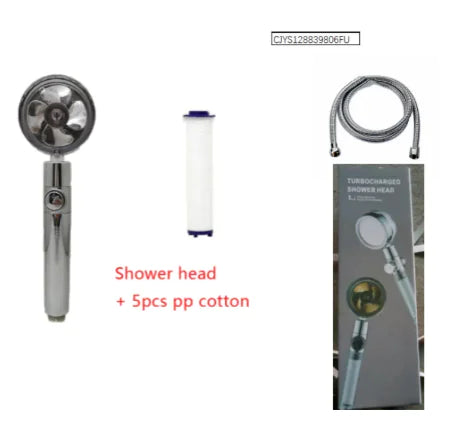 Pressurized Spin Shower Head