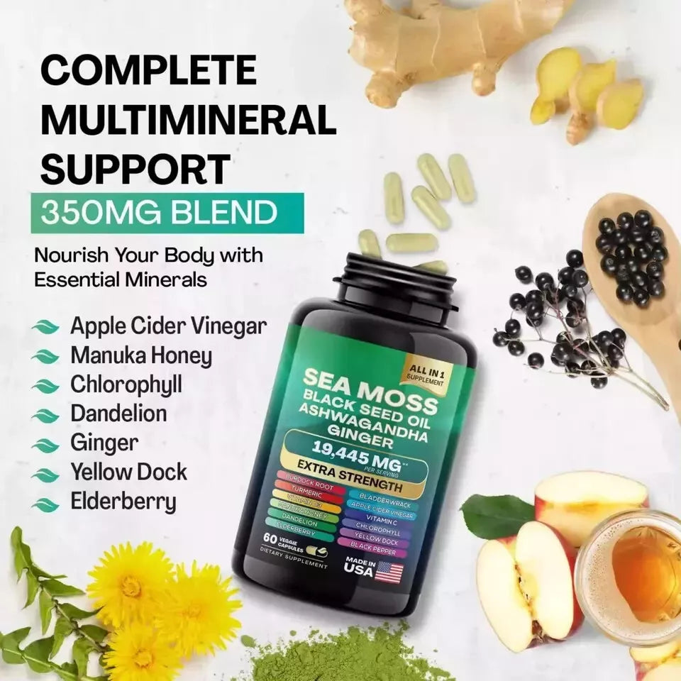Sea Moss Supplement Capsules