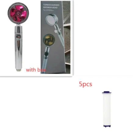 Pressurized Spin Shower Head