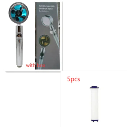 Pressurized Spin Shower Head